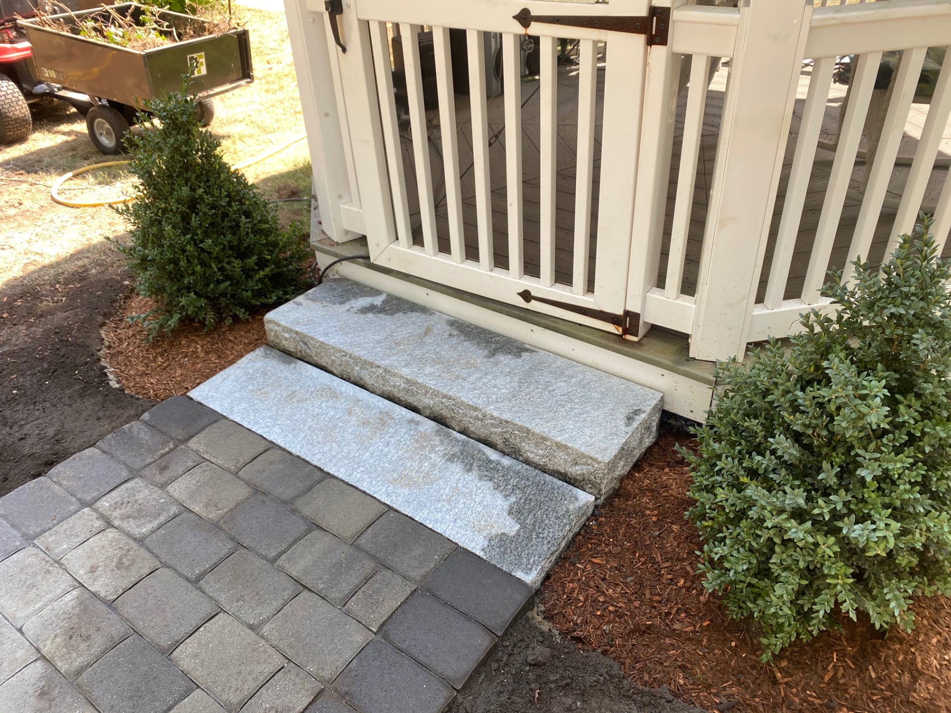 Backyard Walkway and Stairs