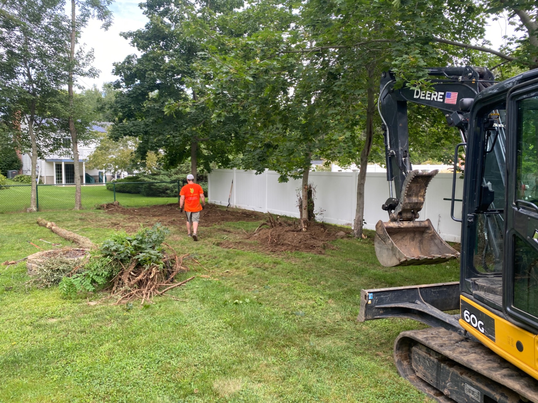 Tree Removal & Lawn Installation
